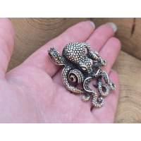 Echt zilveren ketting hanger kraken 